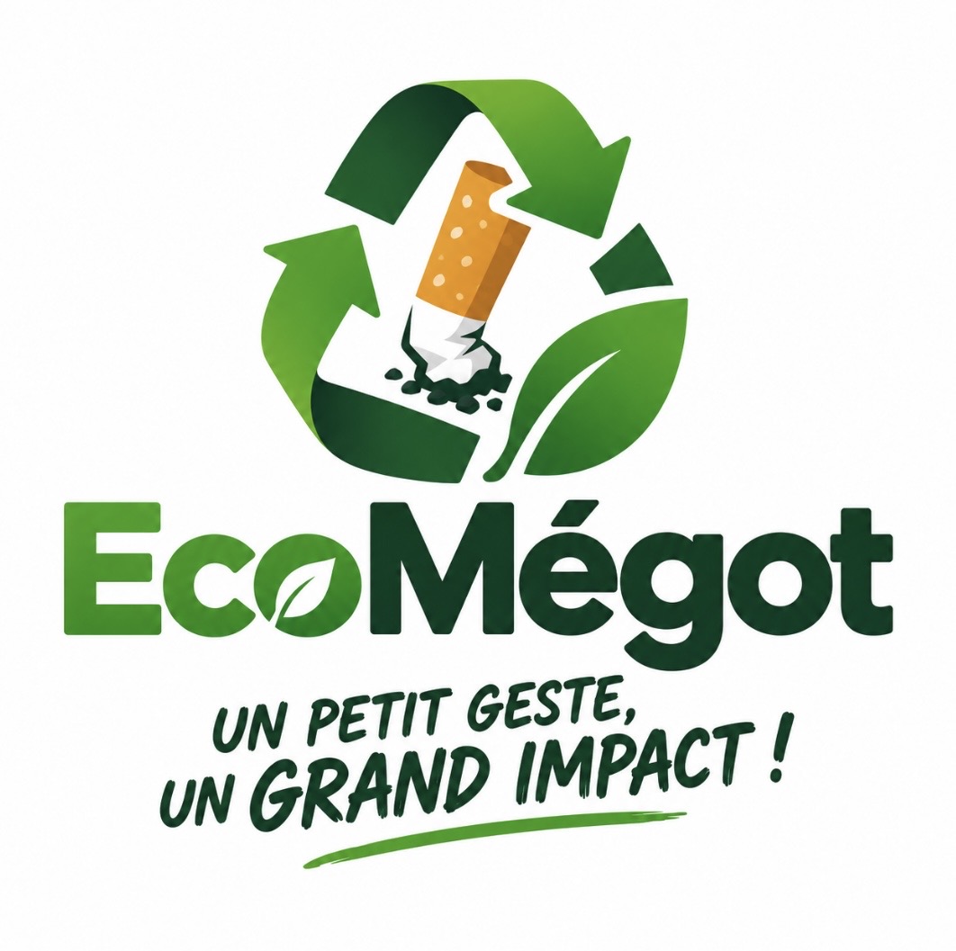 Logo EcoMégot — Un petit geste, un grand impact